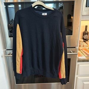 Sundry Navy Crewneck Sweater, Size 2, had slight wear